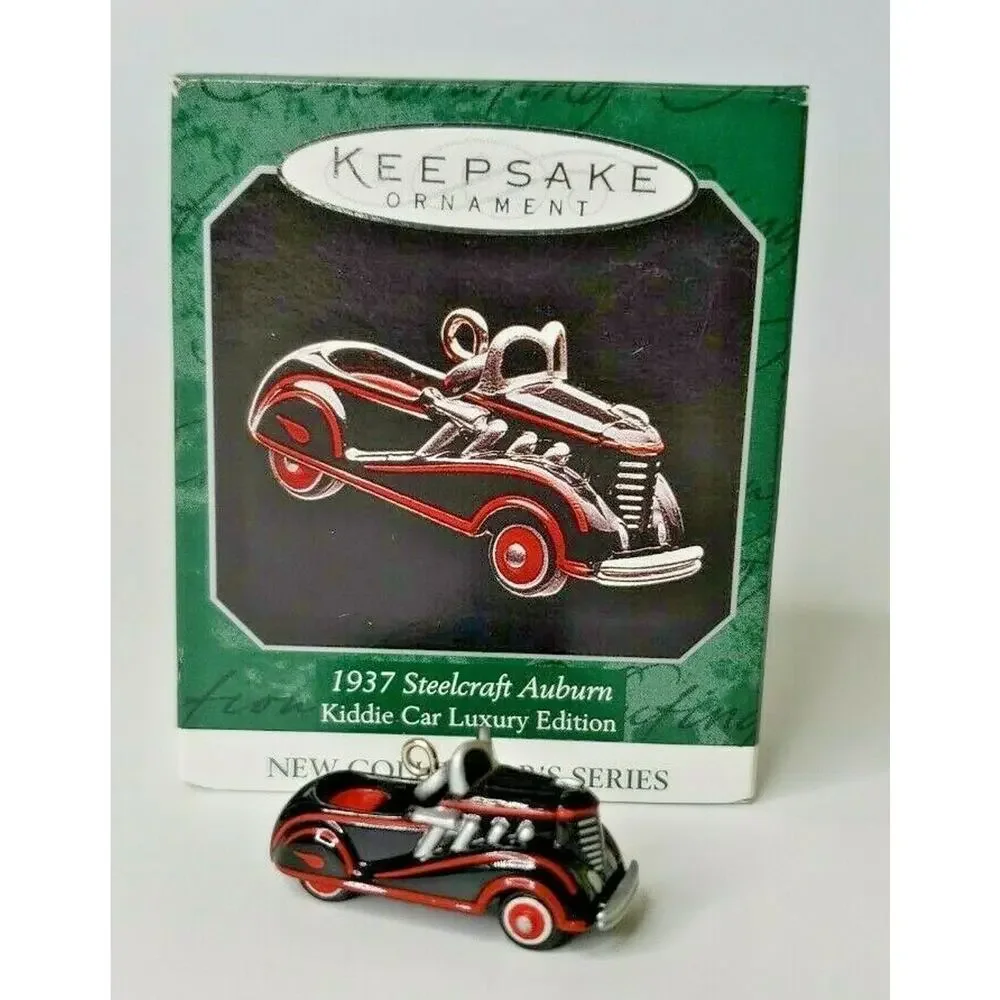 1998 Hallmark Miniature Ornament Kiddie Car 1937 Steelcraft Auburn U120‎ 4143